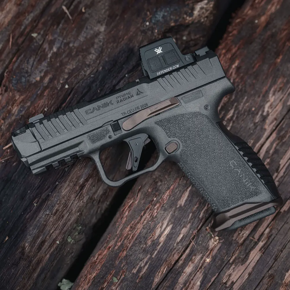Pistolet Canik Prime Radian płaski język spustowy Flat Face